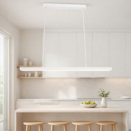 Brilagi - Suspension LED sur câble AXIS LED/30W/230V 120 cm blanche