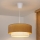 Brilagi - Suspension LED sur câble BOHO ECO 1xE27/10W/230V Ø 40 cm beige/crème
