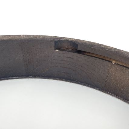 Brilagi - Suspension LED sur câble CARVALHO SMOKEY 3xE27/60W/230V chêne Ø 47,5 cm