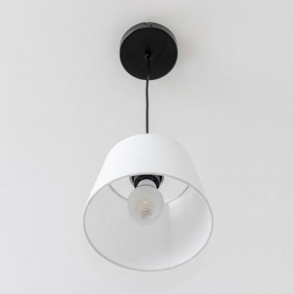 Brilagi - Suspension LED sur câble CERIA 1xE27/40W/230V Ø 20,5 cm blanche