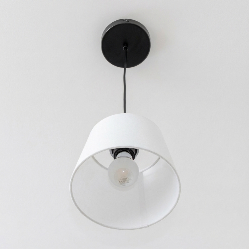 Brilagi - Suspension LED sur câble CERIA 1xE27/40W/230V Ø 20,5 cm blanche