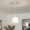 Brilagi - Suspension LED sur câble CERIA 1xE27/40W/230V Ø 20,5 cm blanche