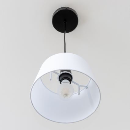 Brilagi - Suspension LED sur câble CERIA 1xE27/40W/230V Ø 25 cm blanche