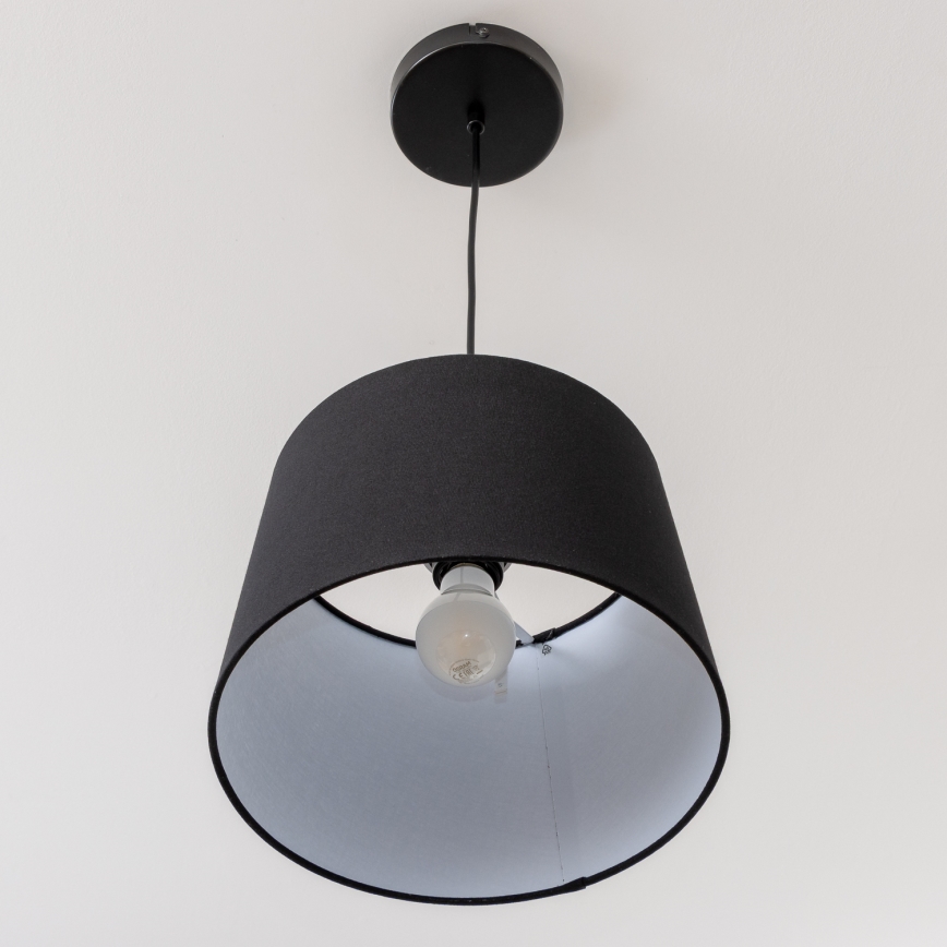 Brilagi - Suspension LED sur câble CERIA 1xE27/40W/230V Ø 30 cm noir