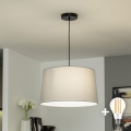 Brilagi - Suspension LED sur câble CERIA 1xE27/40W/230V Ø 45 cm gris