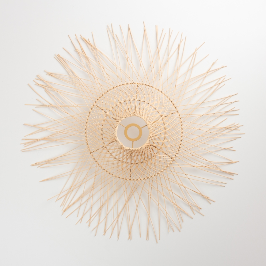 Brilagi - Suspension LED sur câble CERIA BOHO 1xE27/40W/230V Ø 100 cm bambou