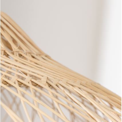 Brilagi - Suspension LED sur câble CERIA BOHO 1xE27/40W/230V Ø 100 cm en bambou