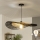 Brilagi - Suspension LED sur câble CERIA BOHO 1xE27/40W/230V Ø 80 cm noir/marron