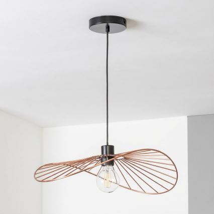 Brilagi - Suspension LED sur câble CERIA WIRE 1xE27/40W/230V 40x56 cm bronze