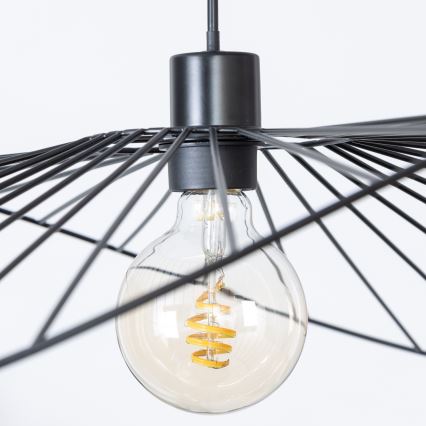 Brilagi - Suspension LED sur câble CERIA WIRE 1xE27/40W/230V 60x80 cm noire