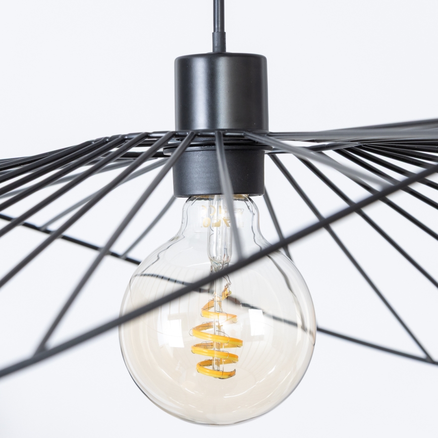 Brilagi - Suspension LED sur câble CERIA WIRE 1xE27/40W/230V 60x80 cm noire