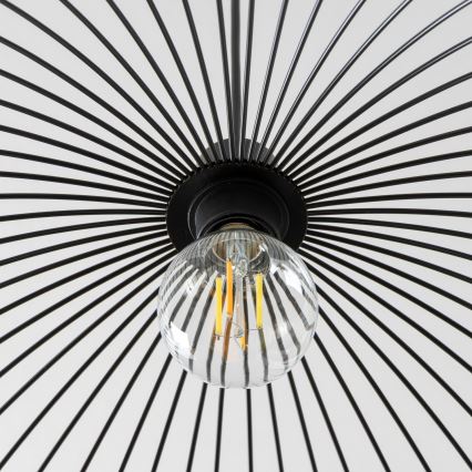 Brilagi - Suspension LED sur câble CERIA WIRE 1xE27/40W/230V diam. 60 cm noire