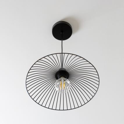Brilagi - Suspension LED sur câble CERIA WIRE 1xE27/40W/230V Ø 26 cm noir