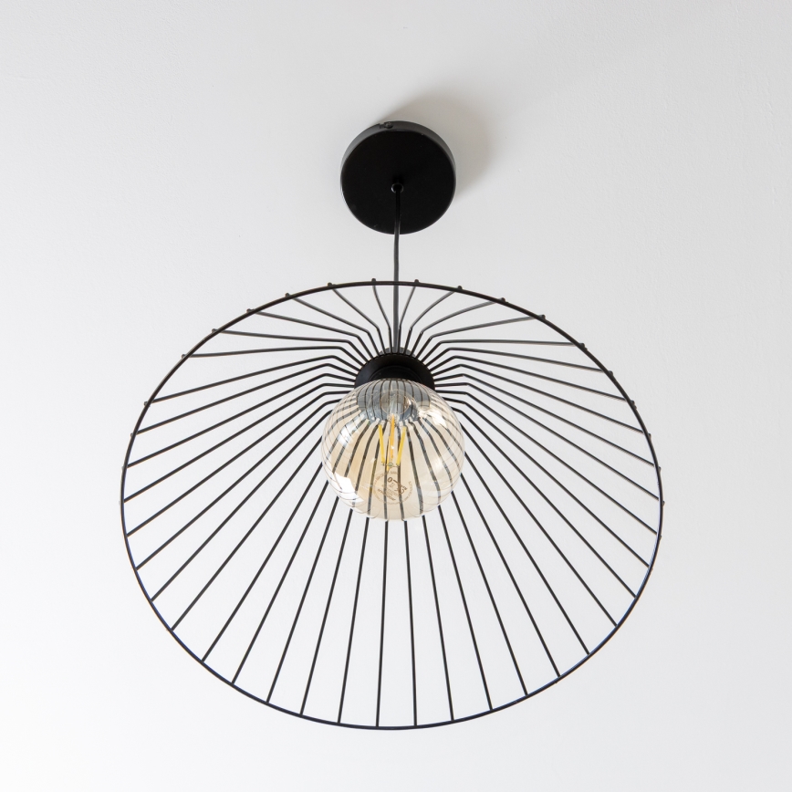 Brilagi - Suspension LED sur câble CERIA WIRE 1xE27/40W/230V Ø 45 cm noire