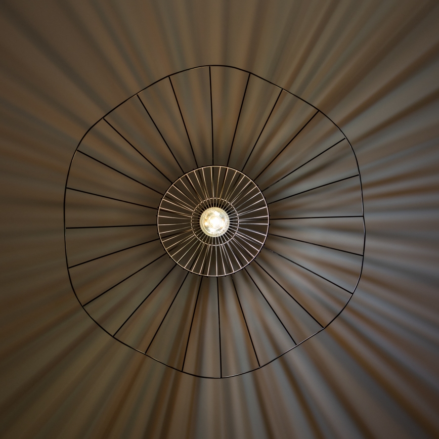 Brilagi - Suspension LED sur câble CERIA WIRE 1xE27/40W/230V Ø 80 cm noire