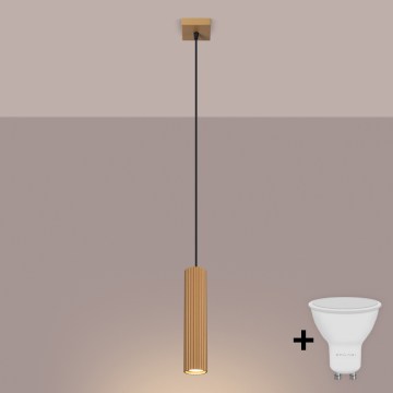 Brilagi - Suspension LED sur câble CRESTO 1x GU10/10W/230V dorée