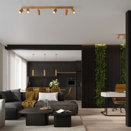 Brilagi - Suspension LED sur câble CRESTO 1x GU10/10W/230V dorée