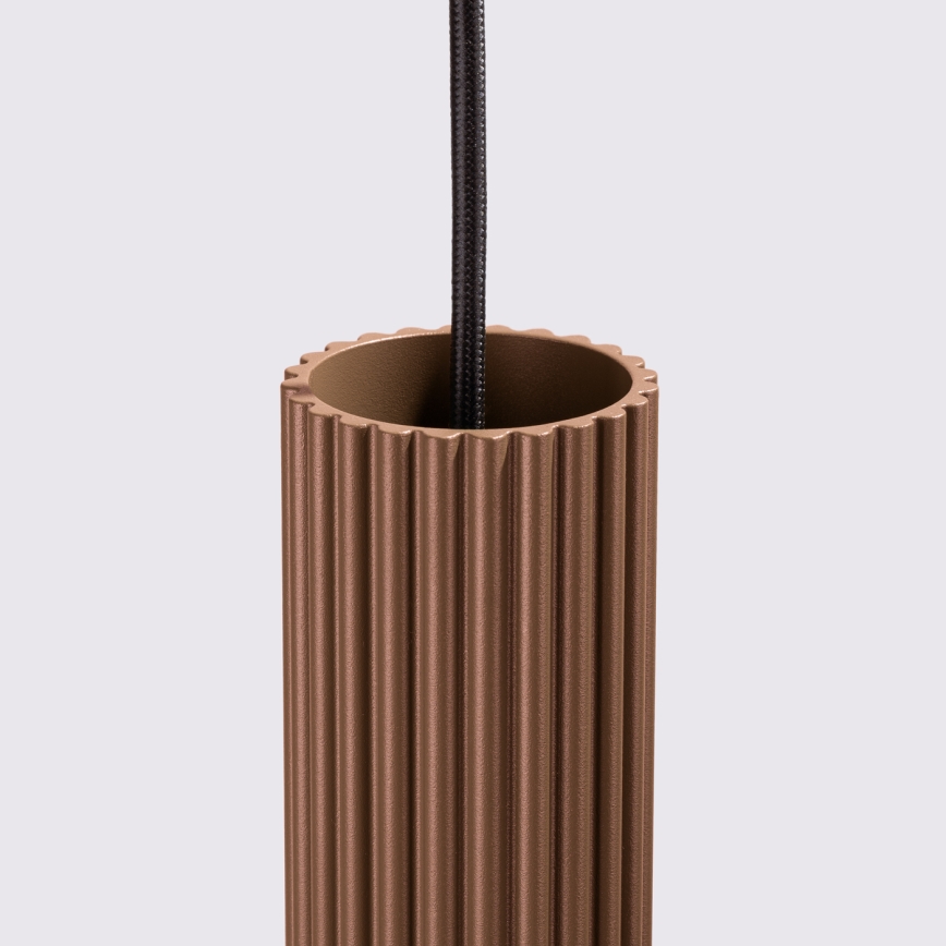 Brilagi - Suspension LED sur câble CRESTO 1xGU10/10W/230V marron