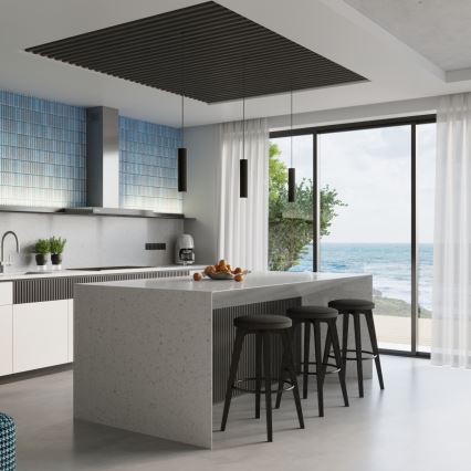 Brilagi - Suspension LED sur câble CRESTO 1xGU10/10W/230V noire