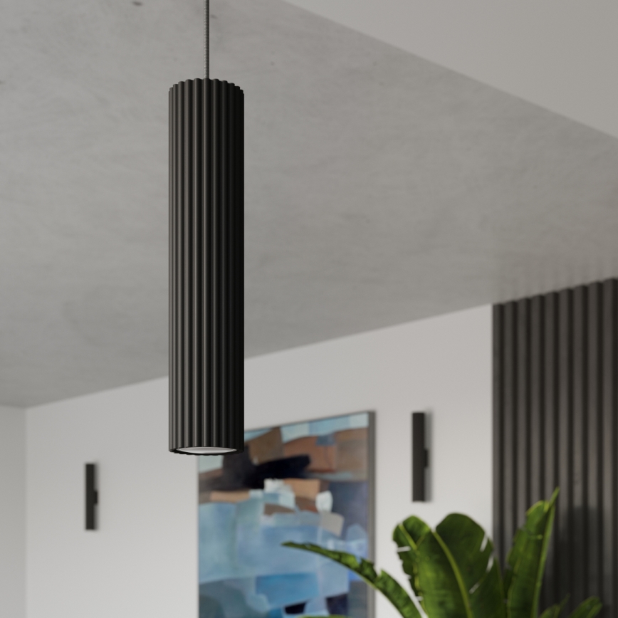 Brilagi - Suspension LED sur câble CRESTO 1xGU10/10W/230V noire