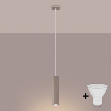 Brilagi - Suspension LED sur câble CRESTO 1xGU10/10W/230V taupe