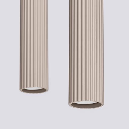 Brilagi - Suspension LED sur câble CRESTO 2xGU10/10W/230V taupe