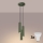 Brilagi - Suspension LED sur câble CRESTO 3xGU10/10W/230V vert