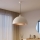 Brilagi - Suspension LED sur câble METALO 1xE27/40W/230V Ø 60 cm beige/cuivre