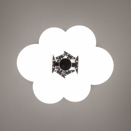 Brilagi - Suspension LED sur câble MILLA 6xG9/3W/230V chrome noir/blanc