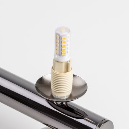 Brilagi - Suspension LED sur câble MILLA 6xG9/3W/230V chrome noir/fumé