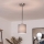 Brilagi - Suspension LED sur câble NUBILA 1xE27/60W/230V Ø 14 cm noir/gris clair