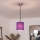 Brilagi - Suspension LED sur câble NUBILA 1xE27/60W/230V Ø 14 cm noir/violet