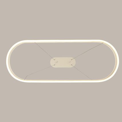 Brilagi - Suspension LED sur câble PONDIE LED/45W/230V 80x30 cm blanche