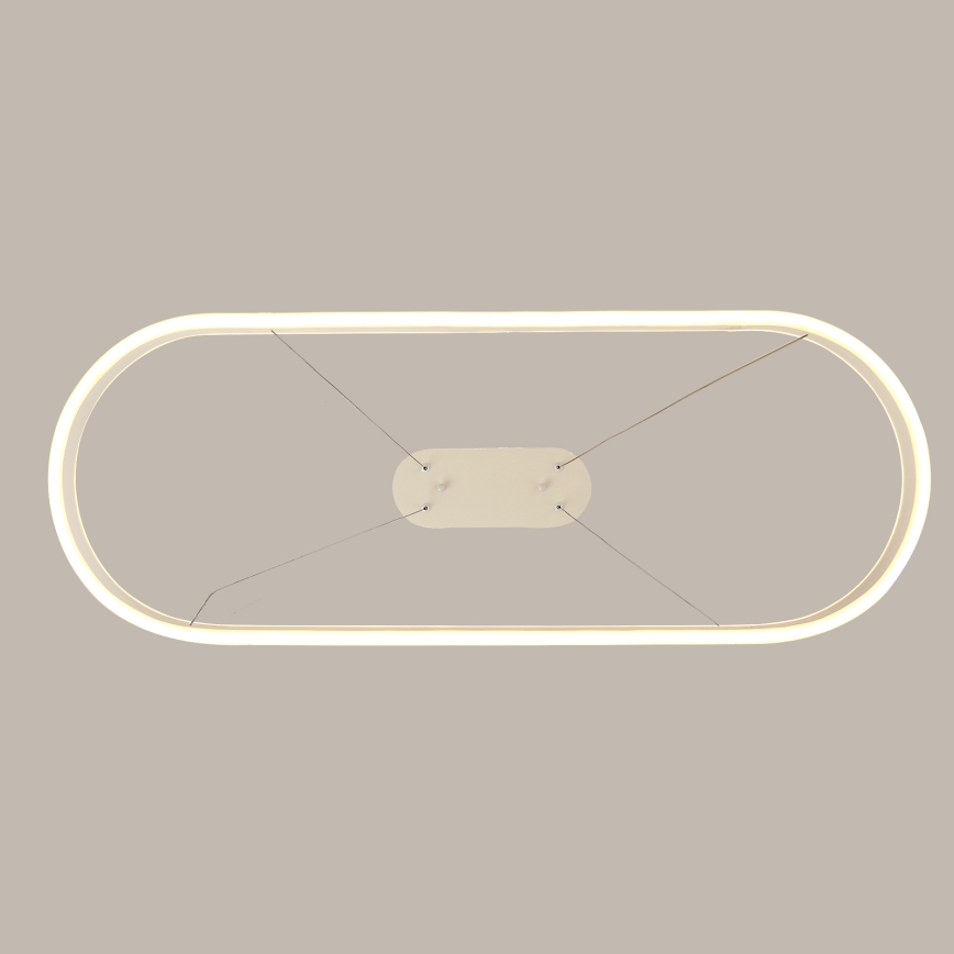 Brilagi - Suspension LED sur câble PONDIE LED/45W/230V 80x30 cm blanche