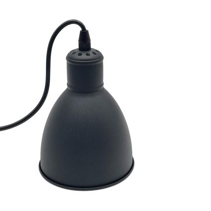 Brilagi - Suspension LED sur câble RIDDY 1xE27/60W/230V noire