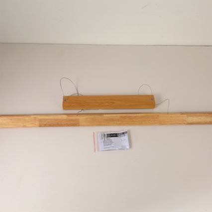 Brilagi - Suspension LED sur câble UMEA WOOD LED/40W/230V 150 cm en bois d'hévéa