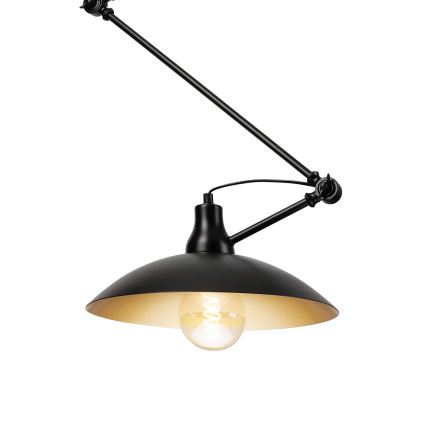Brilagi - Suspension LED sur tige IRONBEAM 1xE27/60W/230V noir