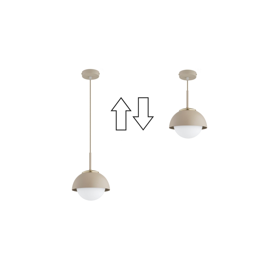 Brilagi - Suspension sur câble 1xE27/60W/230V, Ø 18 cm, beige/doré
