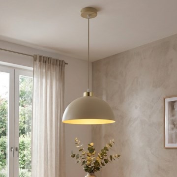 Brilagi - Suspension sur câble 1xE27/60W/230V Ø 30 cm beige/doré