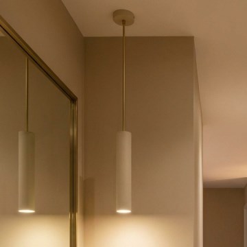 Brilagi - Suspension sur câble 1xGU10/15W/230V beige/doré