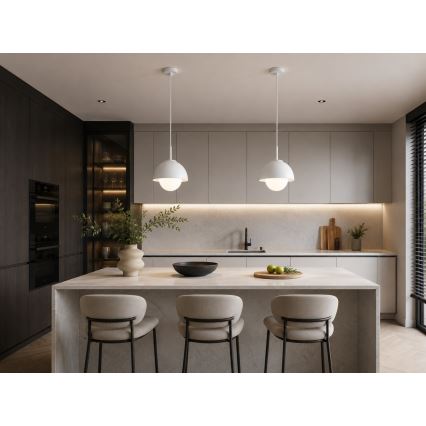 BRILAGI - Suspension sur câble COSMO 1xE27/60W/230V Ø 18 cm blanche