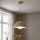 Brilagi - Suspension sur câble COSMO 1xE27/60W/230V Ø 30 cm beige/doré