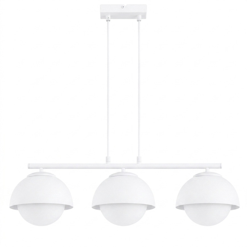 BRILAGI - Suspension sur câble COSMO 3xE27/60W/230V blanche