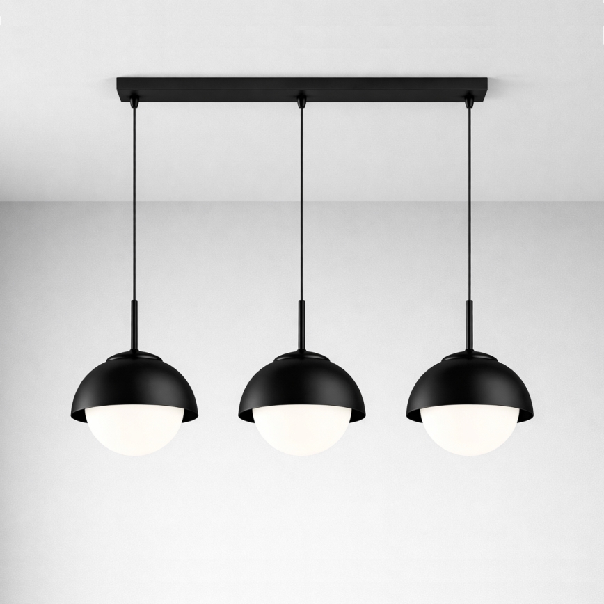 BRILAGI - Suspension sur câble COSMO 3xE27/60W/230V noir