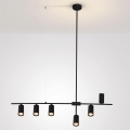 Brilagi - Suspension sur câble CRANE 6xGU10/30W/230V noire