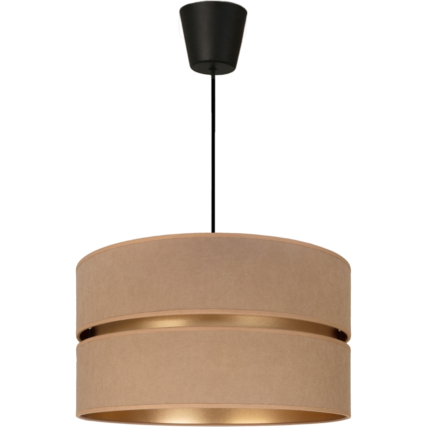Brilagi - Suspension sur câble DUO-DUO 1xE27/60W/230V Ø 40 cm beige/doré