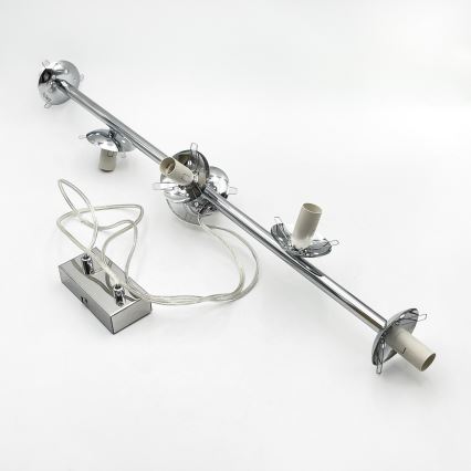 Brilagi - Suspension sur câble MALONY 6xE14/20W/230V chrome brillant