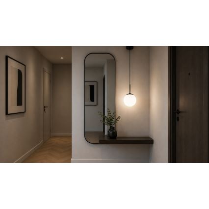 Brilagi - Suspension sur câble MILO 1xE27/60W/230V noire