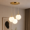 Brilagi - Suspension sur câble MILO 3xE27/60W/230V dorée