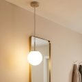 Brilagi - Suspension sur câble MILO ECRU 1xE27/60W/230V beige/doré